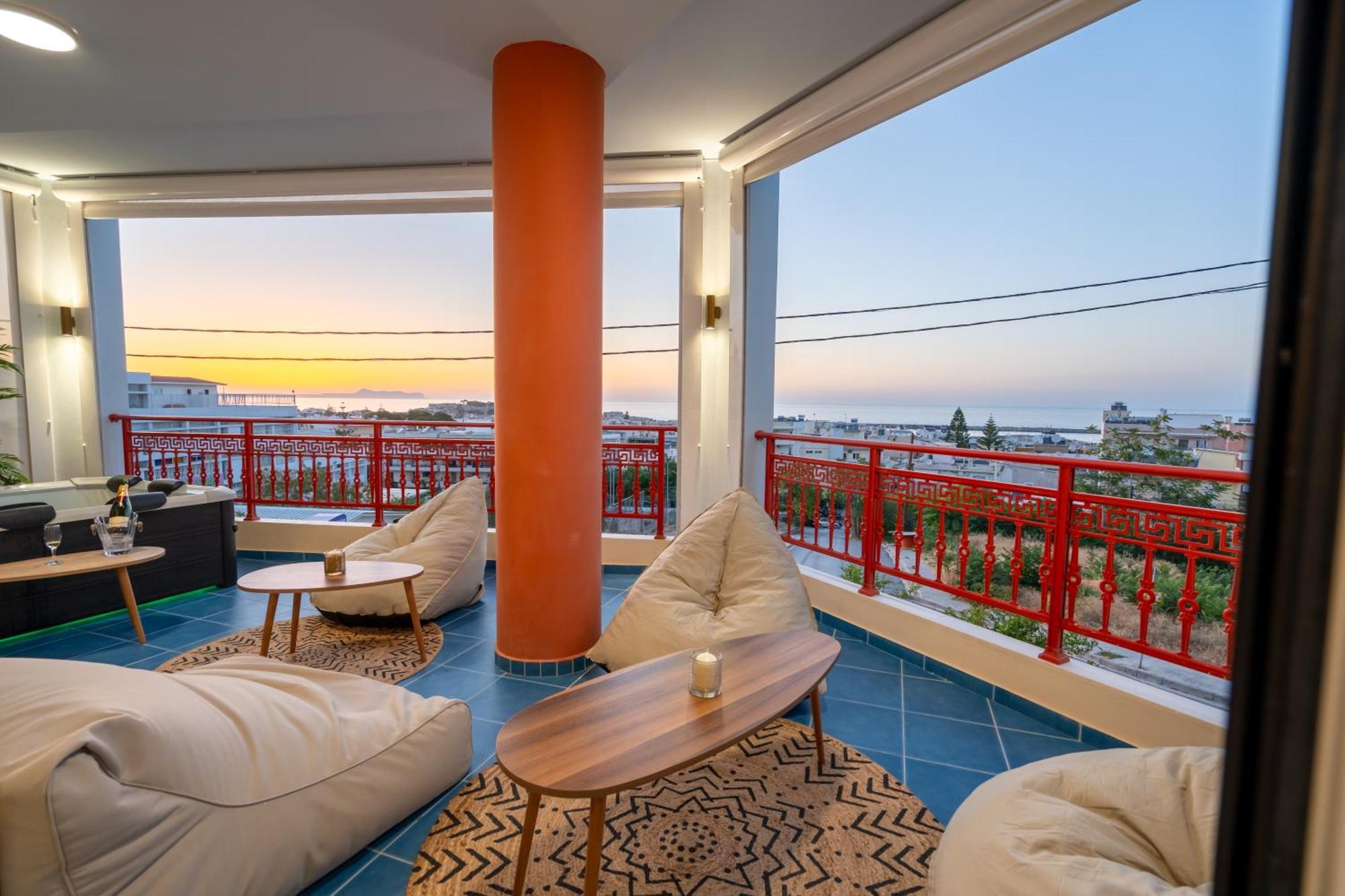 Vdg Luxury Seafront Residence Rethymno  ภายนอก รูปภาพ