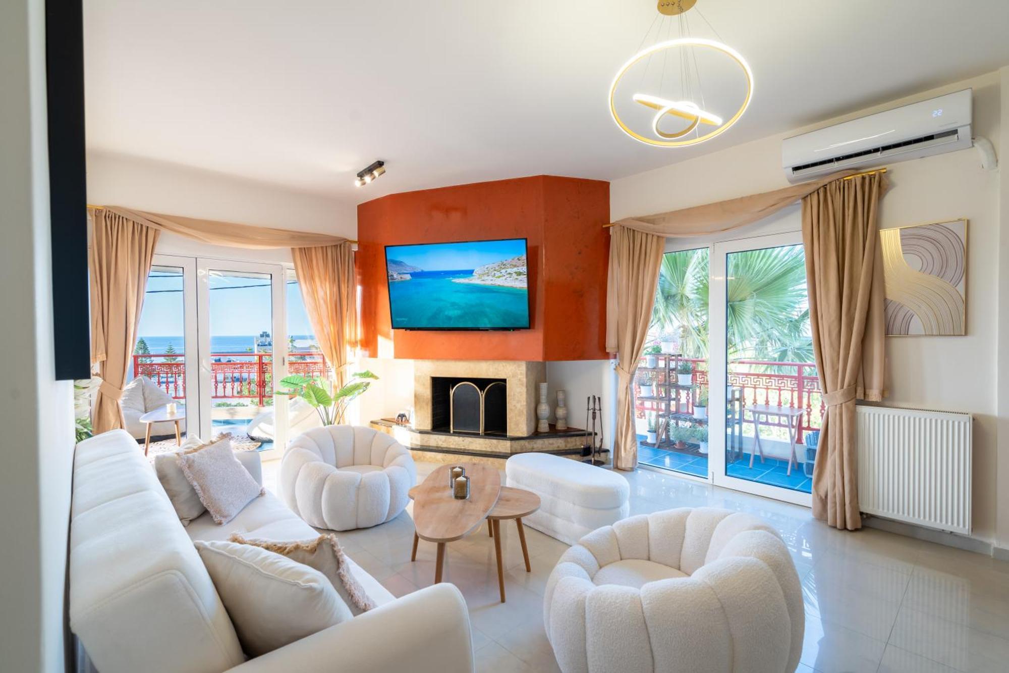 Vdg Luxury Seafront Residence Rethymno  ภายนอก รูปภาพ